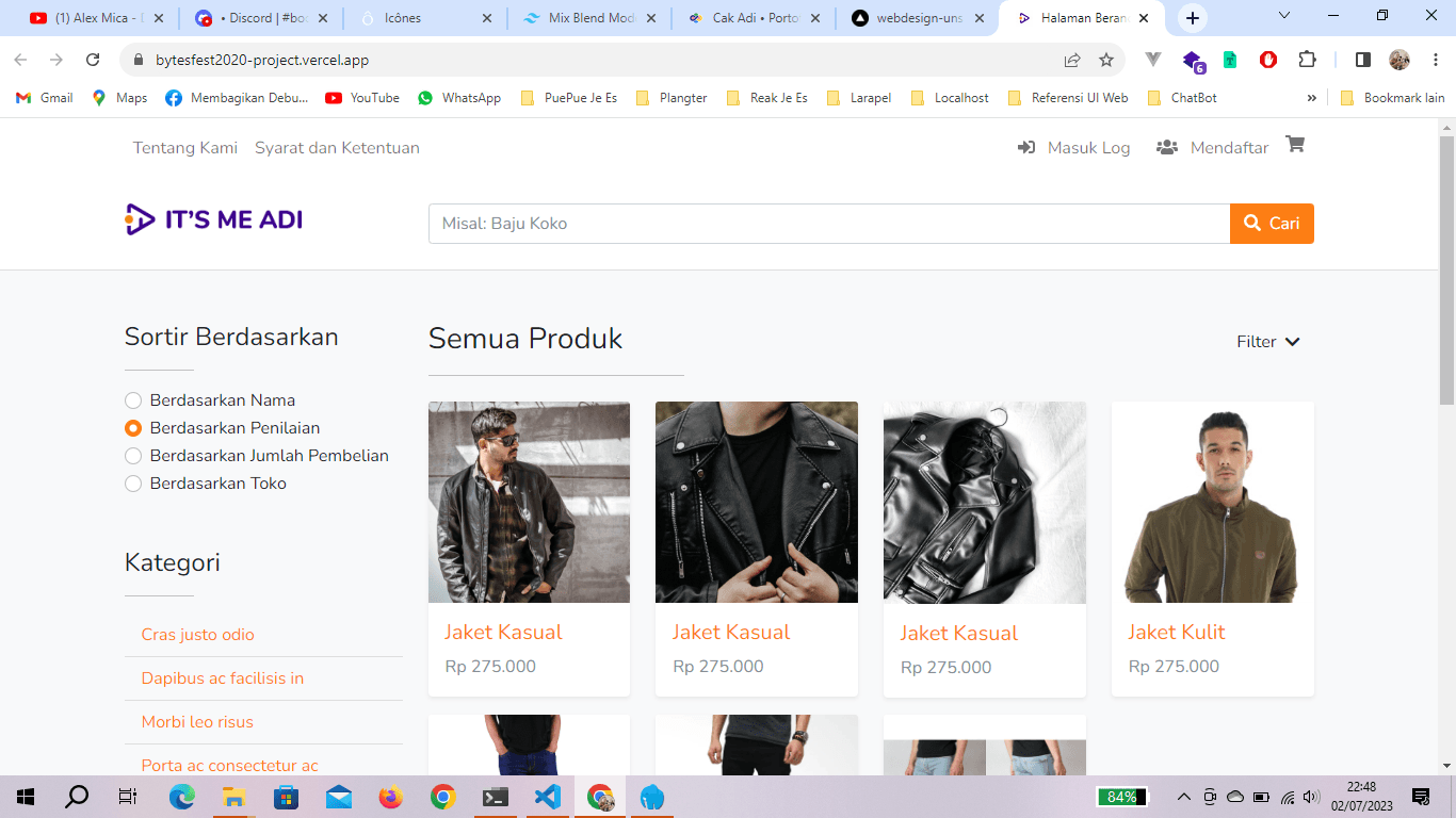 Mas Adi Website