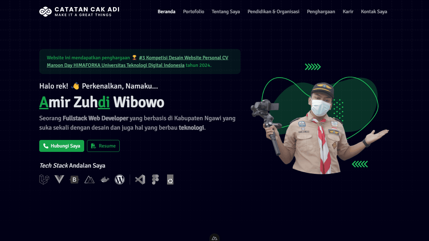 Mas Adi Website