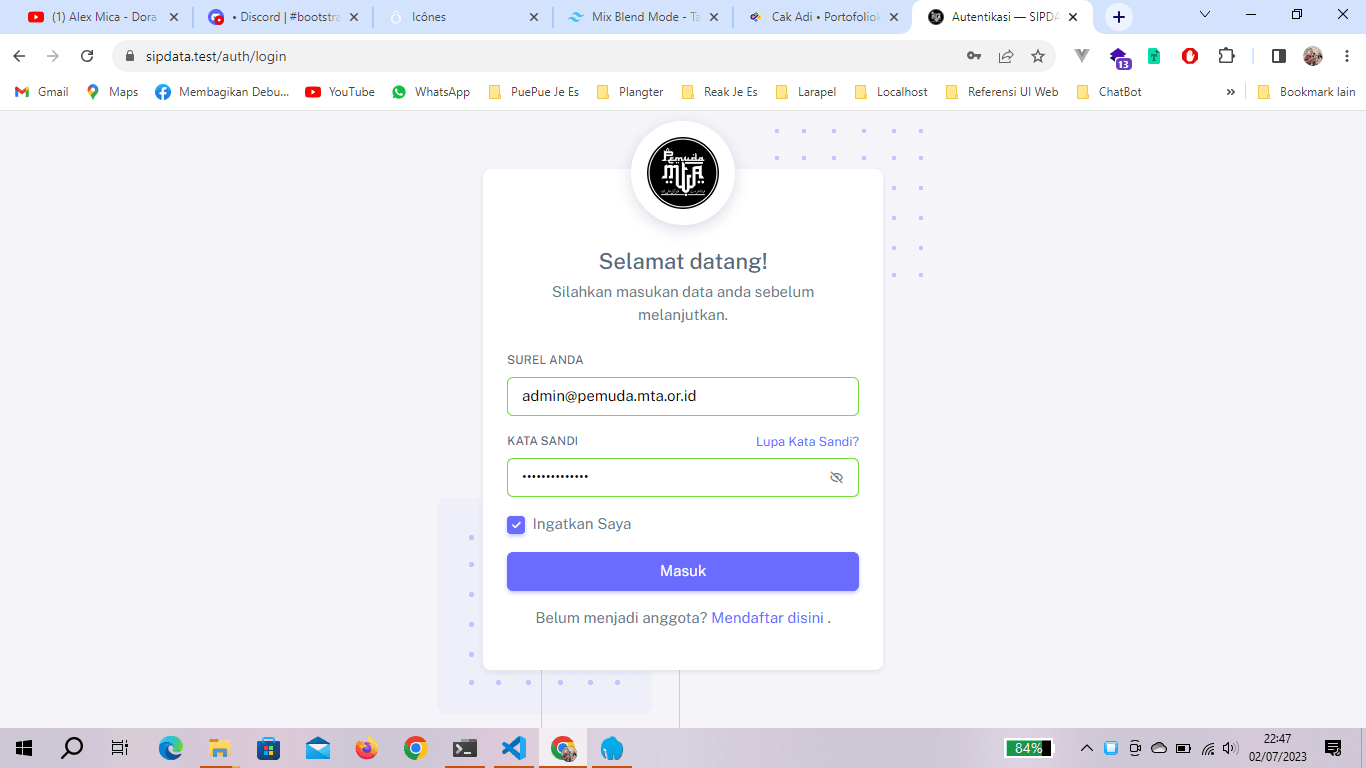 Mas Adi Website