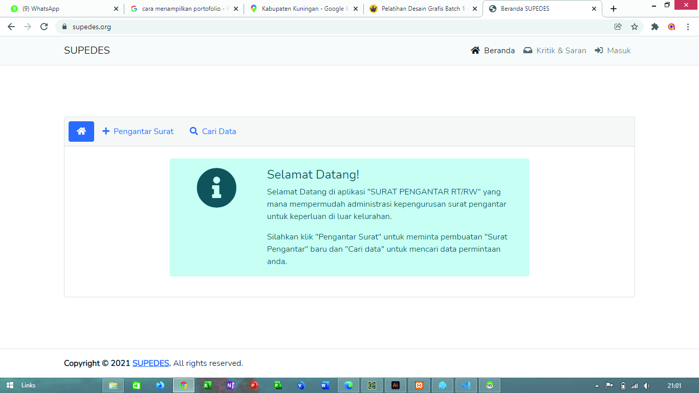 Mas Adi Website
